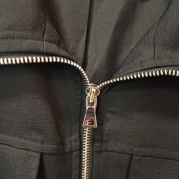 Nine West Women's Dull Black Soft Utility Crop Jacket - Sizes S - Picture 10 of 16